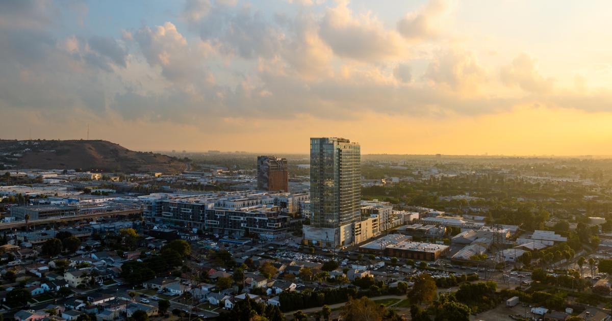 Cumulus District's Vox apartments unwrapped at La Cienega and Jefferson